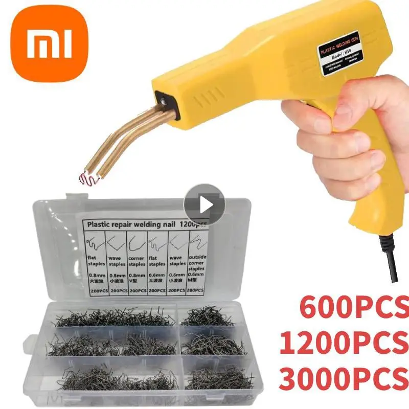 

Xiaomi Automotive Plastic Repair Welding Nail Standard Pre Cut Wave Staples Bumper Bodywork Repairs Machine Welding Hot Stapler