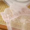 Lace Sheer Curtains with Scallop Ruffle Edge for Living Room Farmhouse Rustic Vintage Floral Embroidered Voile Panels Rod Pocket 6