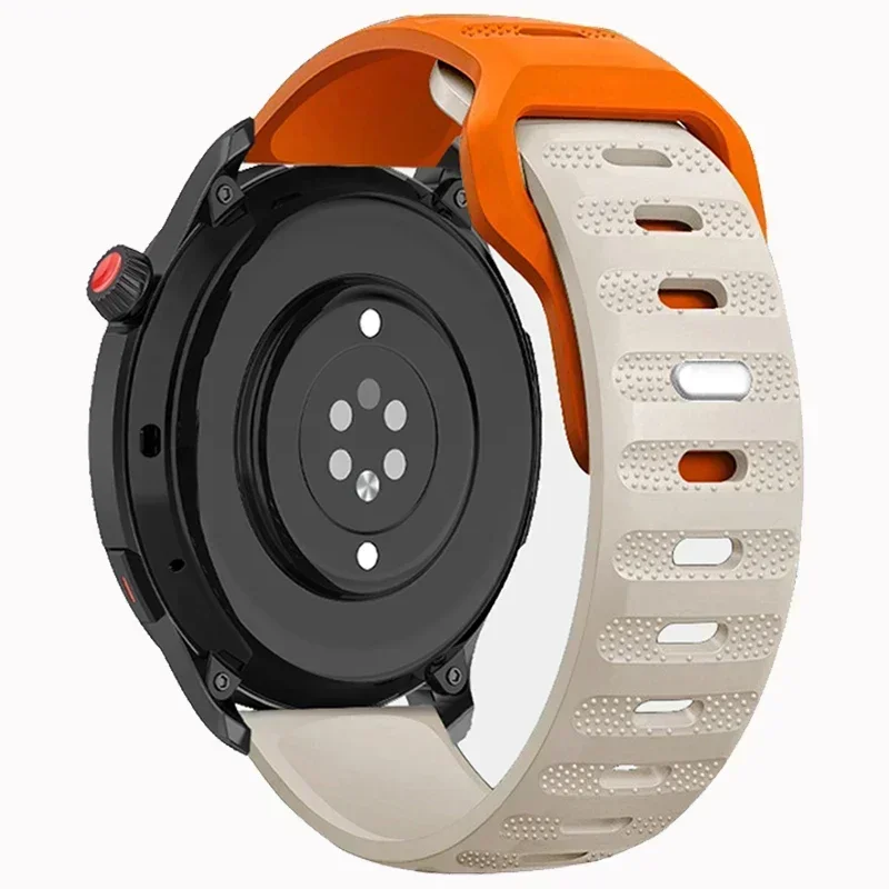 Versatile Silicone Sport Wristband - 20mm/22mm Strap Bracelet