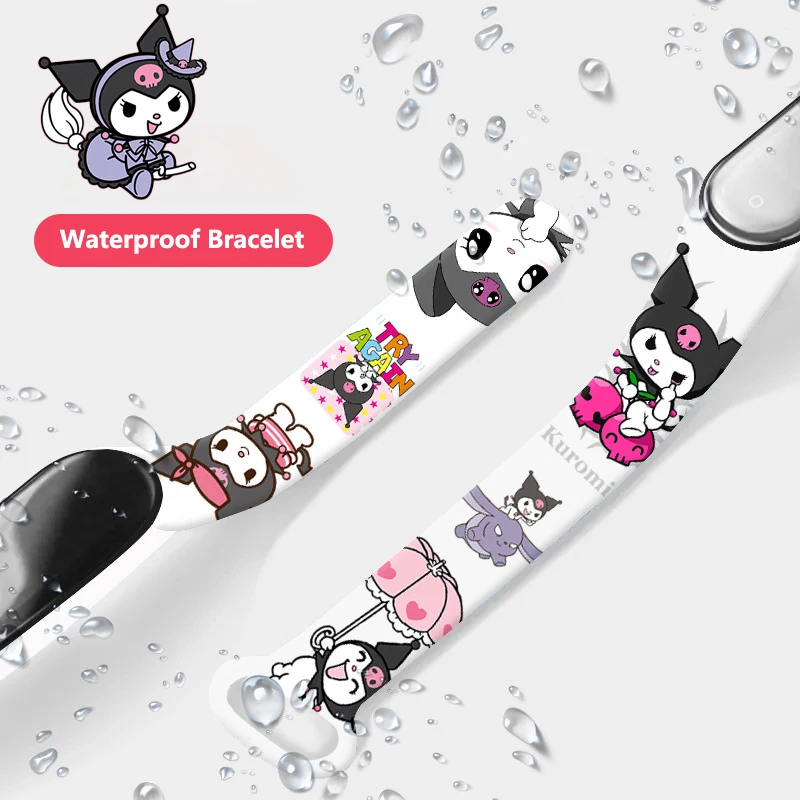 MINISO Kuromi Girls Watches for Kids Sport Wristband Touch Bracelet Waterproof Children Digital Watch Women Clock relogio montre 6
