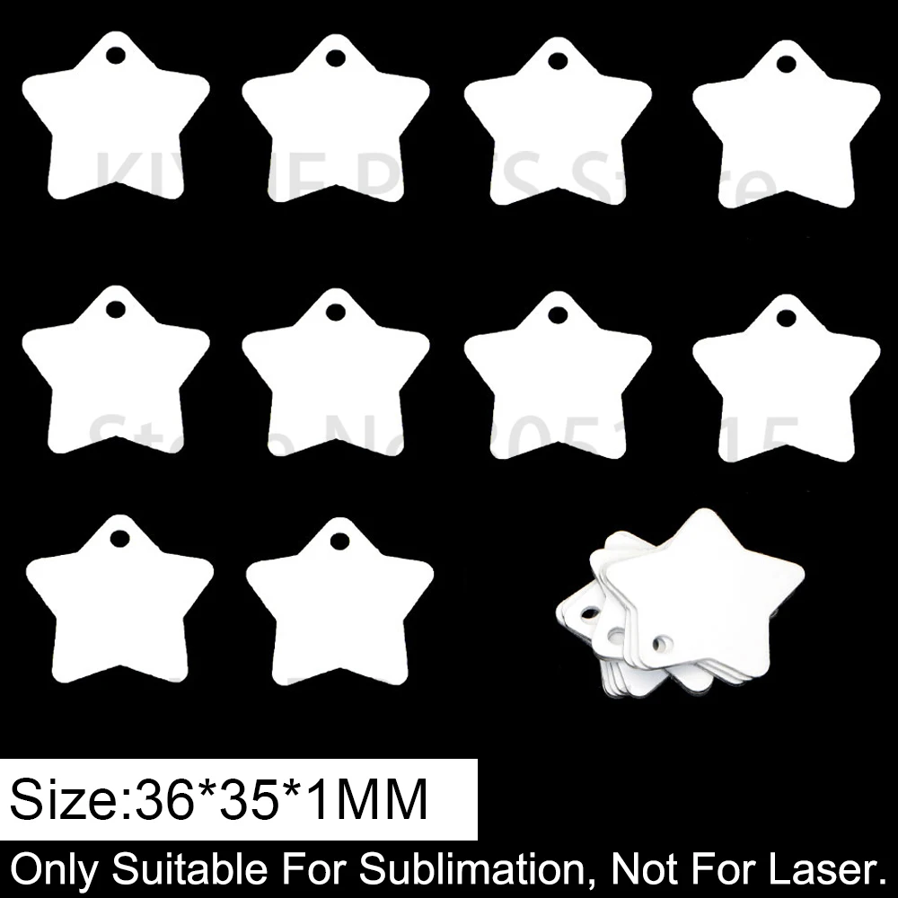 100 Stück personalisierbare Hundemarken aus Aluminium für Sublimationsdruck, Haustier-Identifikationsanhänger, Adressanhänger für Hunde, zum Aufbügeln, leere Namensschilder – Detail 8