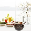 Natural Bowl Set Wooden Salad Ramen Bowl Spoon Set Kitchen Tableware Bowl 5