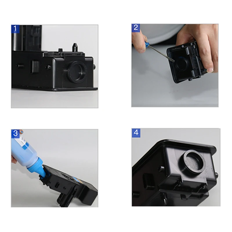 Toner Compatível com Ecosys P5021cdn P5021cdw Cores Conjunto para Chip M5521cdn M5521cdw pó de - Imagem 6