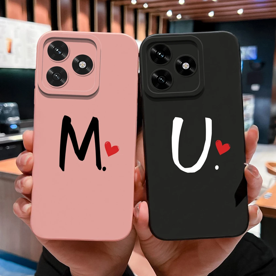 Simple Heart Design - Premium Soft Liquid Silicone Phone Case Cover