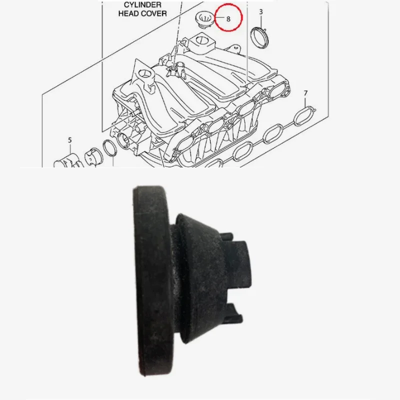 auto parts Suzuki S-Cross Vitara 1.6 Plug cushion of intake branch pipe plug