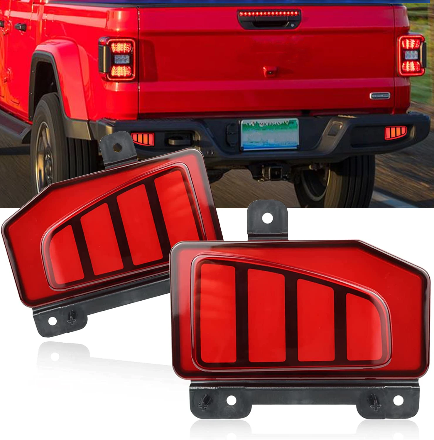 

Фонарь заднего отражателя для Jeep Gladiator 2020-2023