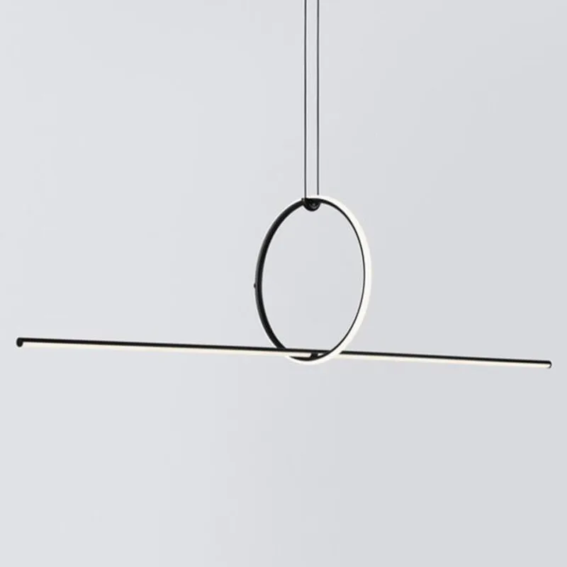 

Подвесные светильники в стиле пост-модерн с геометрическим рисунком для гостиной, столовой, домашний декор, светодиодная полоса, минималистичный подвесной светильник, внутреннее освещение