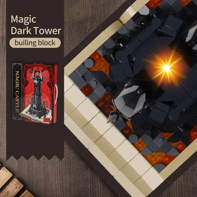 Dark Tower Building Block Kits Magic Rings Building Sets Lord Castle Architecture Sets building block toys 969PCS 13018 for Kids
