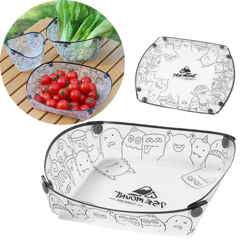 Portable Folding Tableware Set for Camping and Outdoor Use