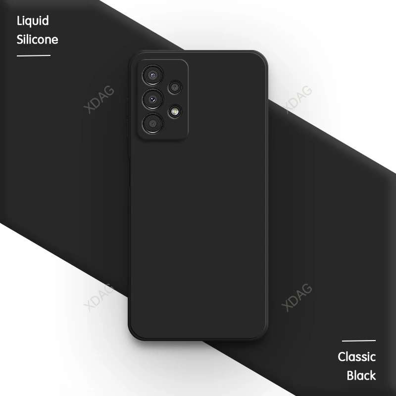 Classic Liquid Silicone Soft Back Cover – Simple Fashion Original Phone Case
