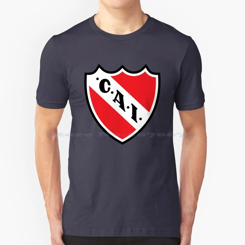 Los Rojos T Shirt 100% Cotone Tee Club Independente Football Argentina Primera Division
