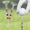 50PCS table Golf Tees Reduce Friction and Side Spin Transparent Golf Ball Holder Reusable Anti-Slip Big Cup for Golf Activities 2