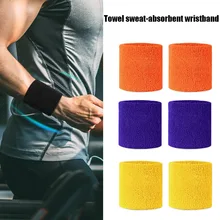 

Towel Wristband Sports Fitness Badminton Basketball Running Sweat-Absorbent Cotton Keep Warm Fitness Wrist Support