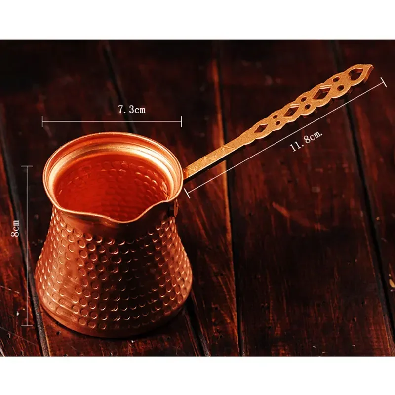 Turkish Coffee Pot Hand Hammered Copper Drip Coffee Maker Cezve Ibrik Milk Thermos Cup Mocha Pot Brass Handle Accessories espresso coffee maker,coffee maker,coffee pot,espresso maker,coffee kettle,pour over coffee maker,french press coffee press,coffee press,coffee maker accessory,iced coffee maker