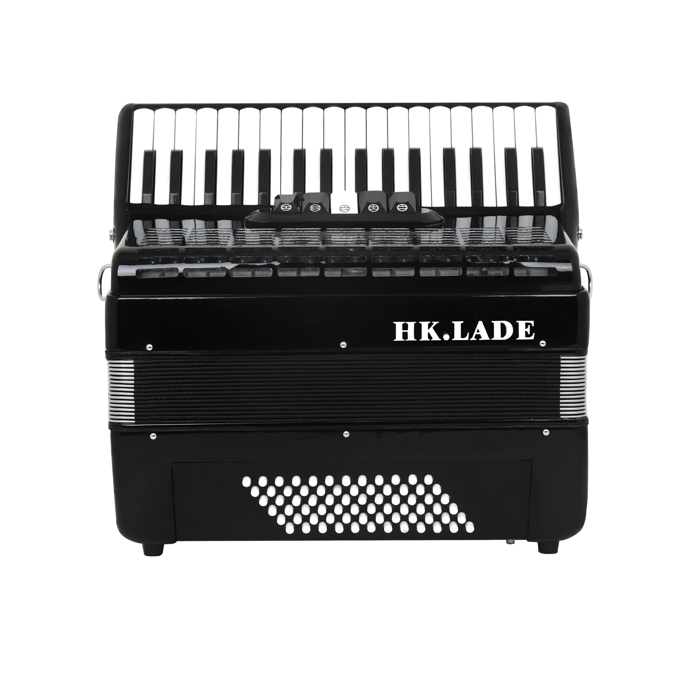 Hk · lade schwarz akkordeon 34 taste 60/72 bass 5 tastatur stimme profession elles bayan akkordeon für performance tastatur instrument – Detail 10