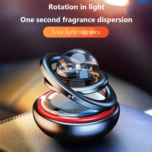 Solar Auto Aromatherapie 360 Grad Rotation Auto Lufterfrischer Duft  Geschmack Auto Auto Innen Parfüm Desktop Dekoration Handwerk - AliExpress