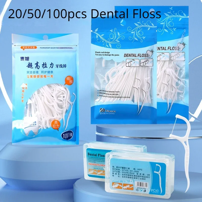 

Dental Floss Dental Floss Disposable Tooth Clean Stick Teeth Picks Brush Tooth Cleaning Tools Oral Hygiene Supplies
