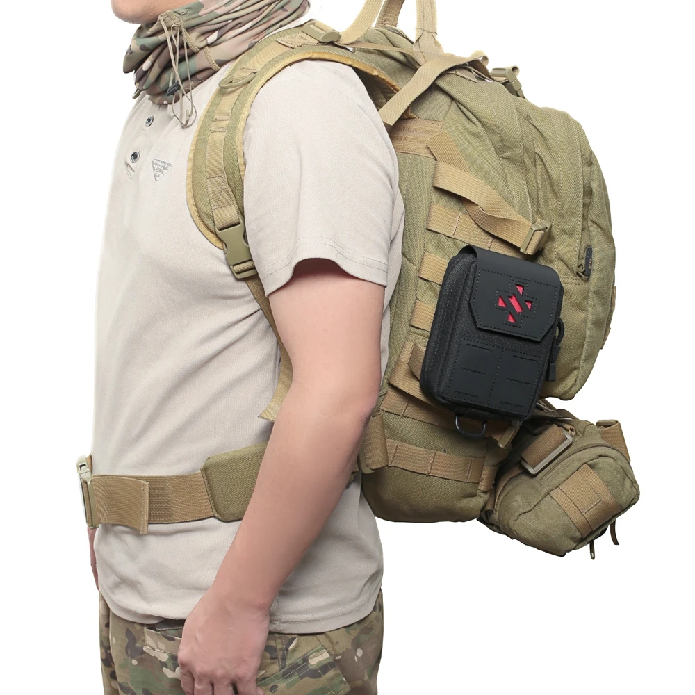 1000D Tactical Medical Bag Outdoor Sports Waterproof EMT Pouch Hunting EDC Molle Waist Holder Emergency Drug Storage Bag 2