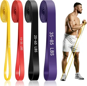 Resistance Bands for Working Out, 7-Level Pull Up Assistance Bands, Exercise Bands for Women & Men, Stretch Workout Bands for Fu