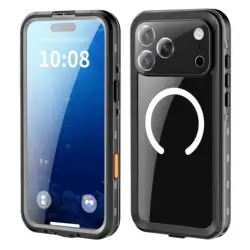Ultimate 360° Shockproof & Dustproof IP68 Waterproof Phone Case - iPhone 17 (Black)