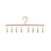 8Pegs Plastic Clothes Drying Hanger Windproof Clothing Rack 8 Clips Sock Laundry Airer Hanger Underwear Socks Holder 5