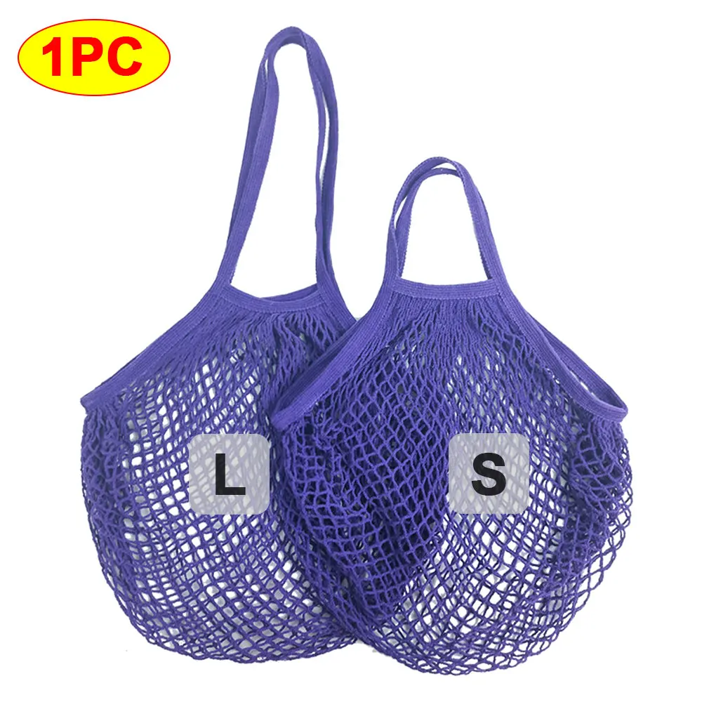 Portable Reusable Cotton Mesh Shopping Bag