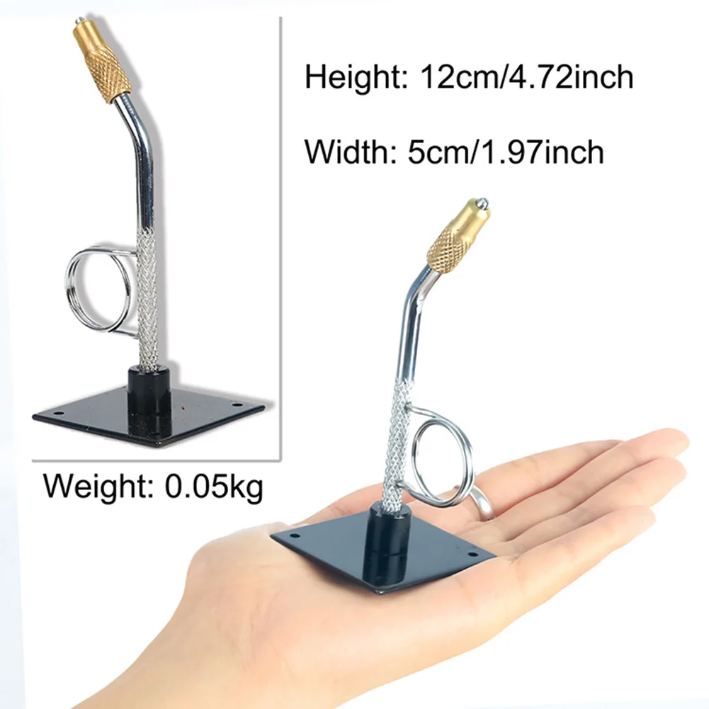 

1pc Hook Binding Tool Corrosion Resistant Rotary Fly Tying Vise Travel Alloy Fishing Tool 12*5cm Fishing Tackle Kit Accession