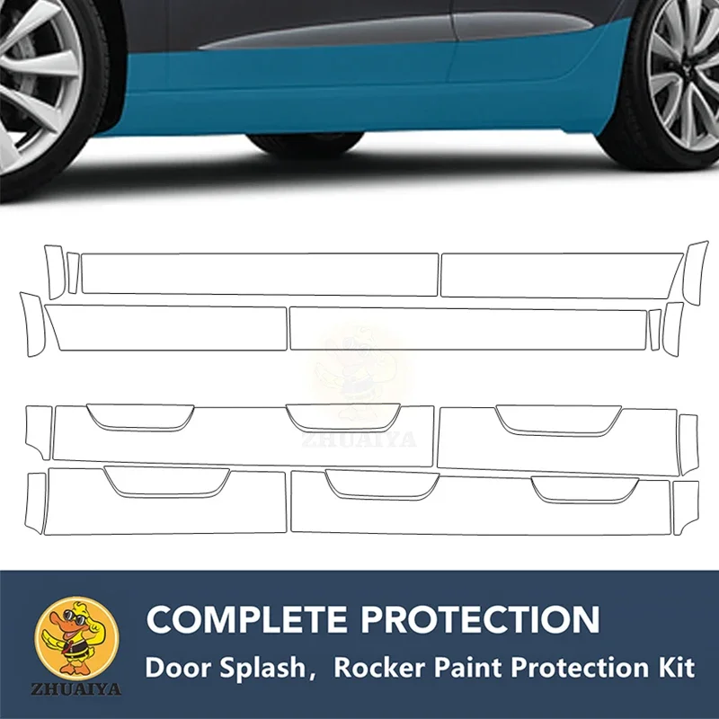 

PreCut Rocker Panels Paint Protection Clear Bra Guard Kit 7.5mil TPU PPF For AUDI Q3 PRESTIGE PREMIUM 2015