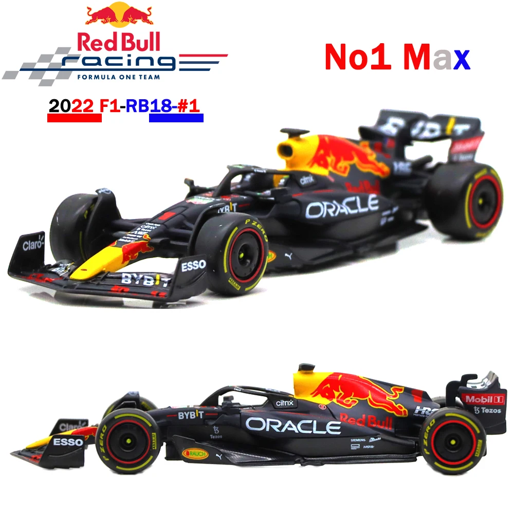 Bburago 1:43 2022 F1 Red Bull Racing RB18 1# Verstappen 11# Perez Alloy F1 Cars Toy Model Gifts For Children Kids Adults