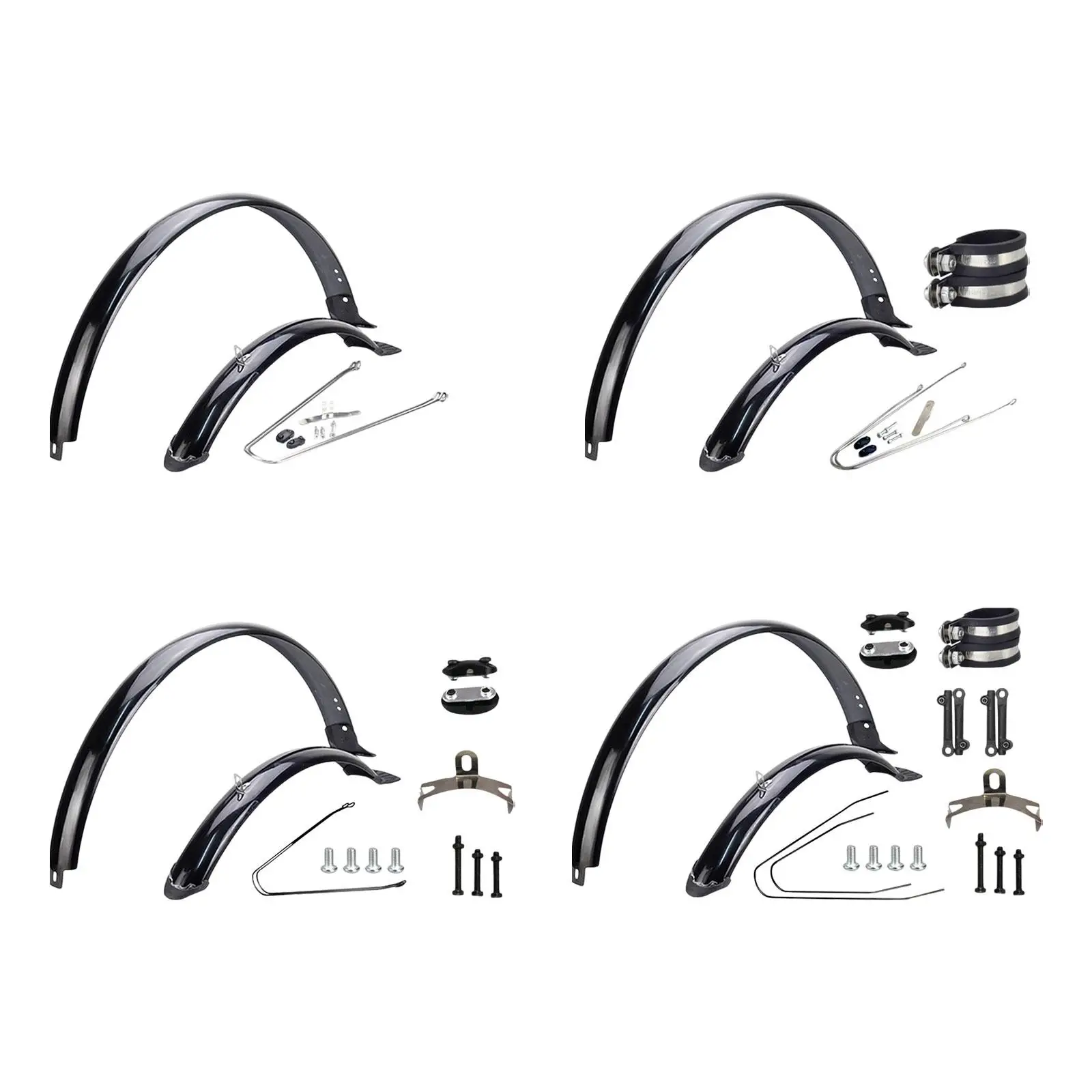 Bike Front Rear Fenders for 26 inch Tires Wheel Protection Bike Mudguards for Fittings Biking Road Bikes Riding Mountain Bikes