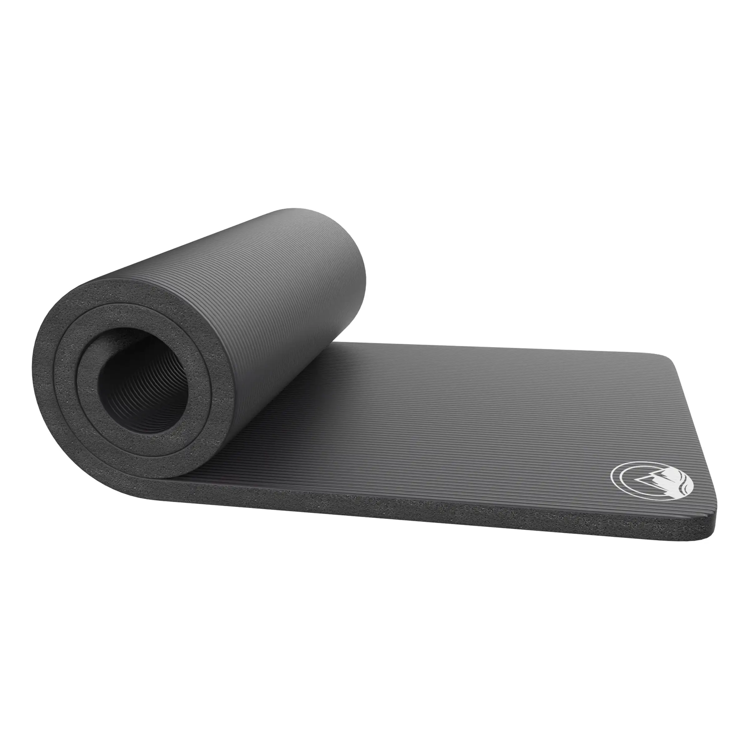 

Extra Thick Camping Mat for Cots, Tents, Sleeping Bags - Non-Slip, Waterproof & Carry Handle by Wakeman Outdoors (Black)