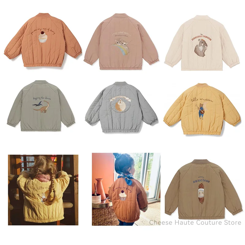 KS Baby Jacket Autumn Winter Coats Brand Design Children Unisex Casual Fashion Outdoor Keep Warm Boys Girls Cotton Clothes