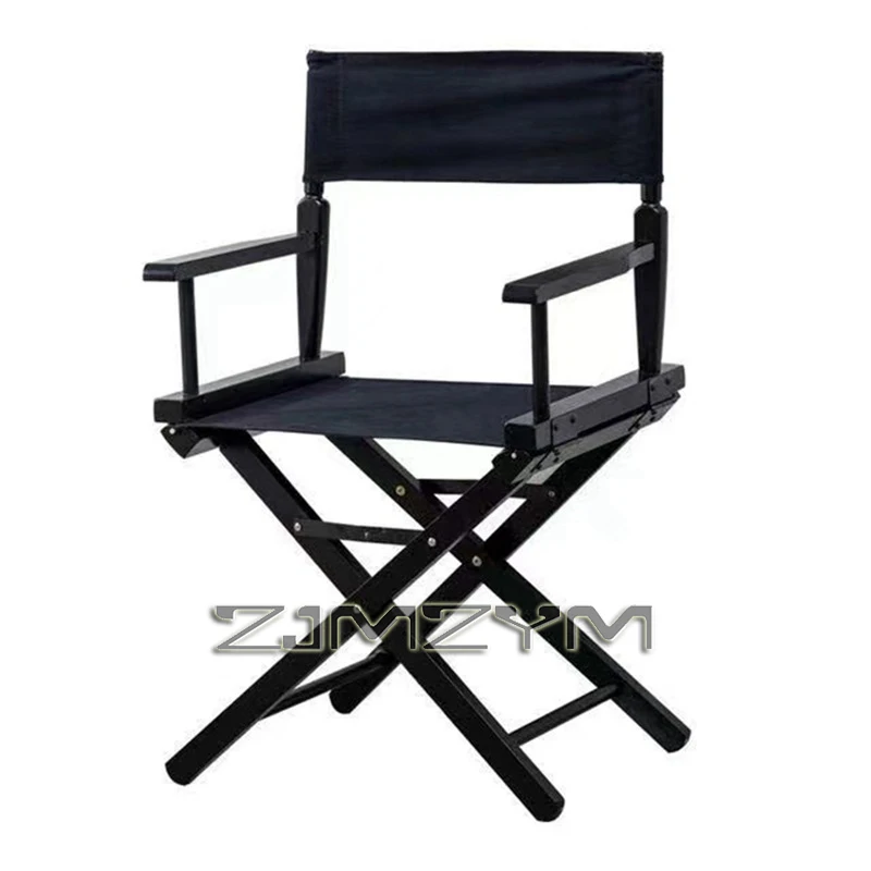 Solid Wood Chair Foldable Bar Counter Leisure Chair Outdoor Backrest Office Makeup Fishing Outdoor Garden Armchairs
