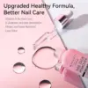 Nail Glue Remover for Press on Nails, 50ML Nail Glue Remover for UV Nail Glue, Non acetone Gentle Glue Off for False Nails Glue 2