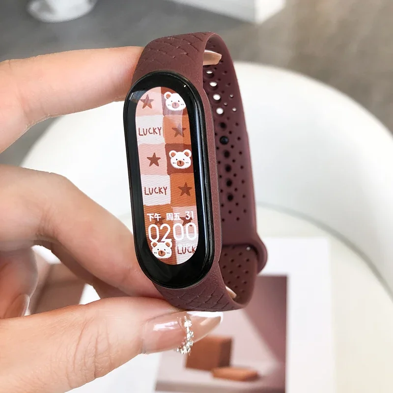 Carbon Fiber Smartwatch Strap - Universal Silicone Bracelet