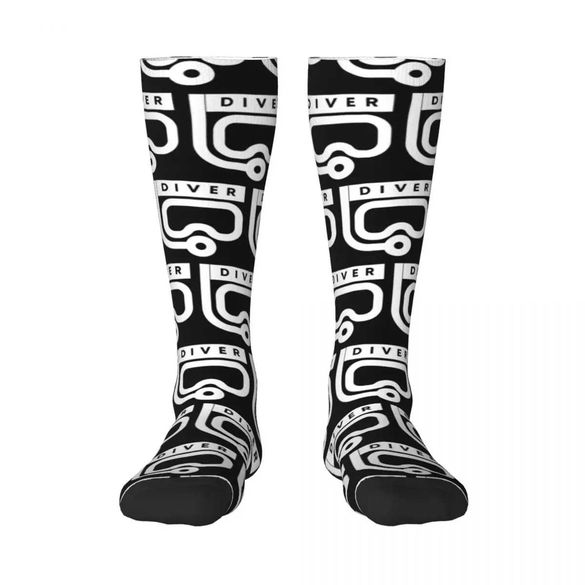 

Graphic Divin Scuba Diving 7 Adult Stockings High elasticity Cute style Elastic Stockings Funny Novelty