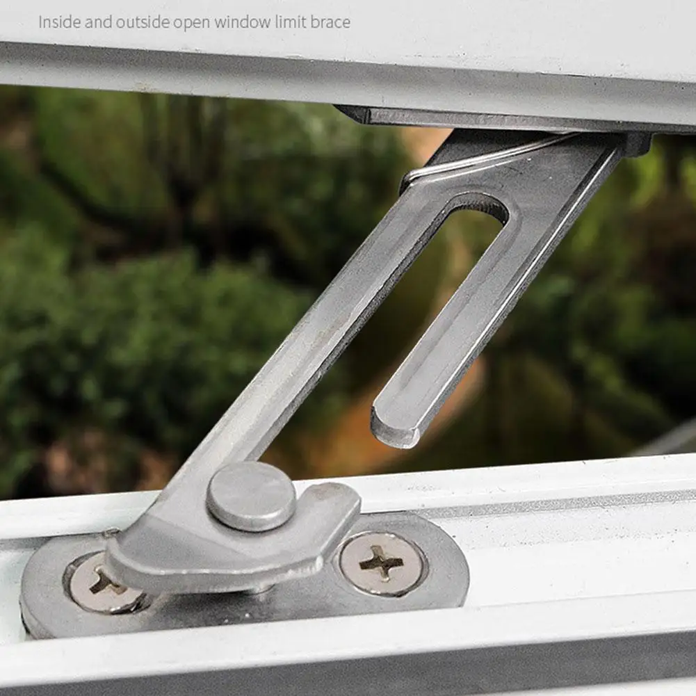 Window Stopper UPVC Window Restrictor Child Lock Safety Set W/Fixing Catch Screws Right G6U6