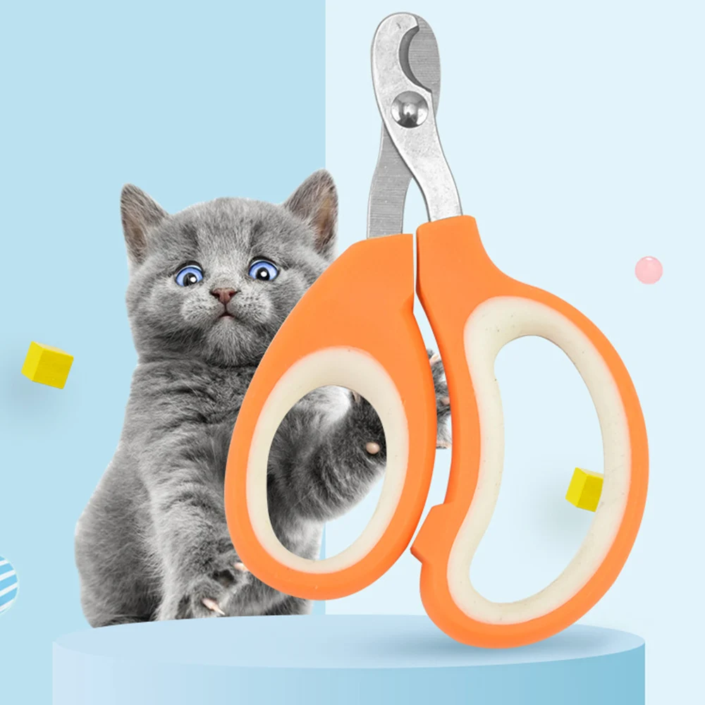 

Stainless Steel Cat Nail Clipper Cutter Grooming Scissors Clippers Claw Nail Scissors Professional Sharp Durable Pet Supplies