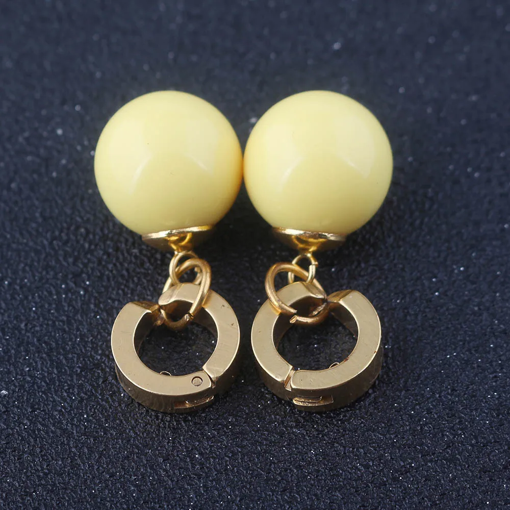 Fashion Women Earring Takerlama Party Jewelry Candy Color Balls