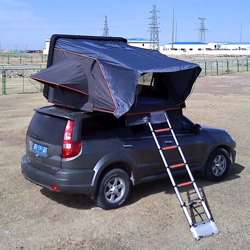 

2021 Vehicle-mounted Hard shell roof tent top for camping self-driving