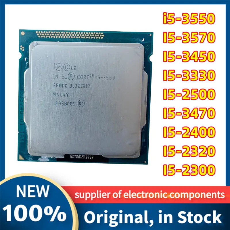 Originale I5-2300 I5-2320 I5-2400 I5-2500 I5-3330 I5-3450 I5-3570 I5-3470 I5-3550 Processore Cpu A 1155 Pin