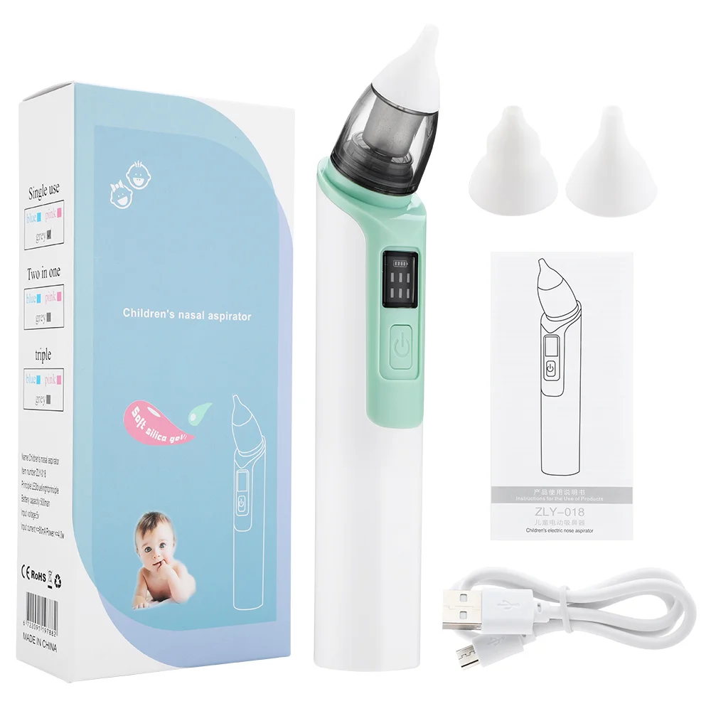 

Silent Children's Nasal Aspirator Baby Electric Baby Nasal Suction Artifact Infants Young Children Clean Up Nasal Congestion New