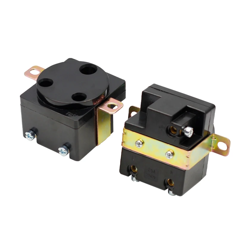 

25A 250V big south Africa AC Power Socket 3 pins concealed installation Industrial AC Indian general