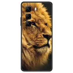 Butterfly Painted Soft Black Silicone Bumper Phone Case Cover for Hot 50ProPlus 4G (49)