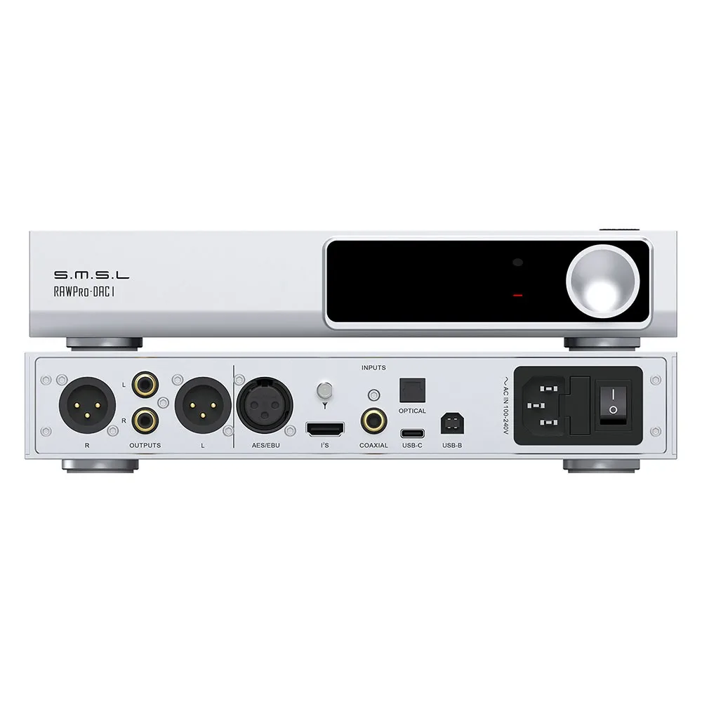 SMSL RAW PRO DAC1 ES9039MSPRO Bluetooth5.1 HiFi DAC 오디오 디코더 지원 펌웨어 업그레이드 기능