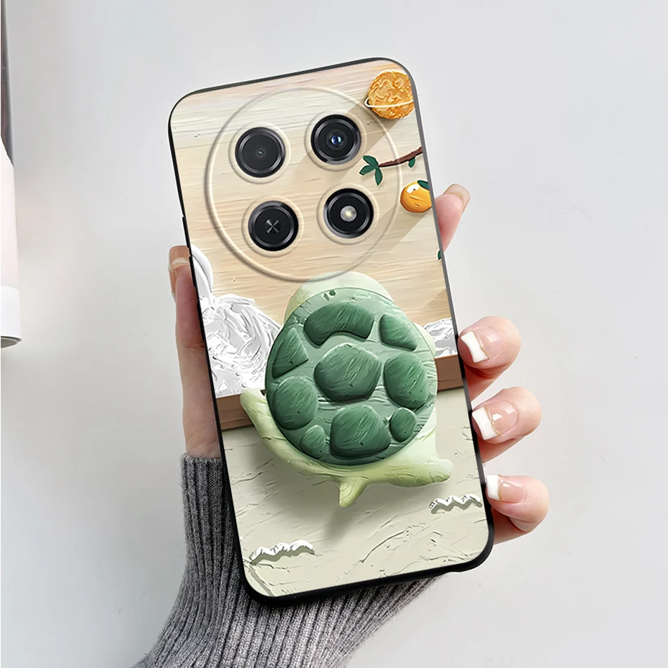 Cute Cartoon Cat Silicone Back Cover - Soft Protective Case