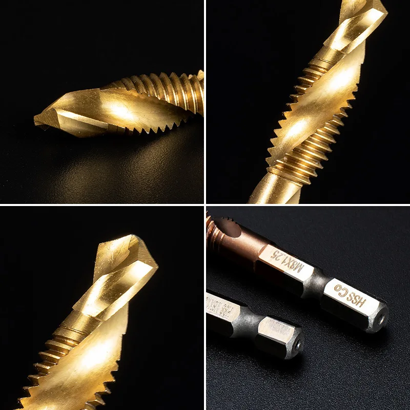 12pcs Tap Drill Bit Set M3-M10 1/4\