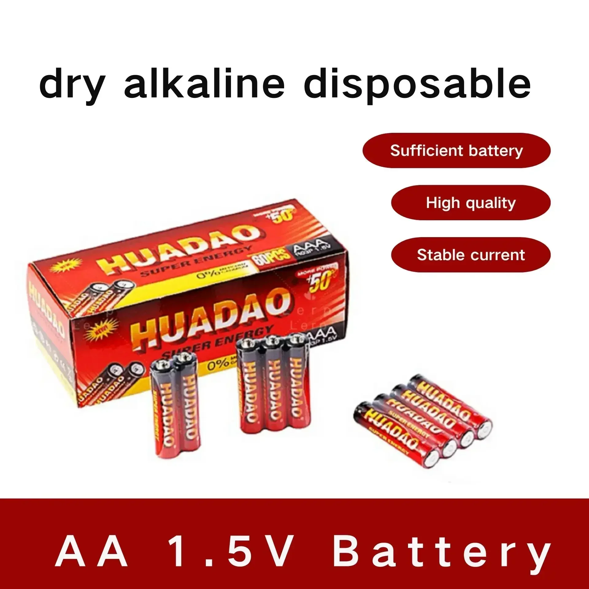 Dry alkaline disposable battery, AA 1.5V, LED light, toy, MP3， Camera, flash, shaver, CD player, wireless mouse, keyboard, etc
