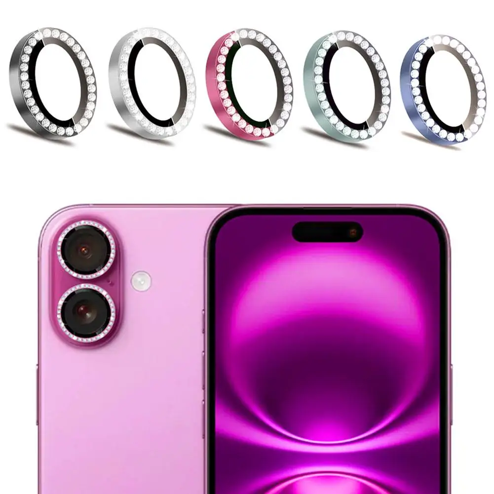  for iphone 16/16plus Camera Lens Protector Film Full Eagle With Protection Film Glitter Cover Lens Lens Eye Sticker Pattern R2V2