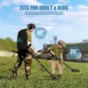 Professional Foldable Metal Detector Waterproof Adjustable Folding Metal Detectors High Accuracy Lightweight Collapsible 6